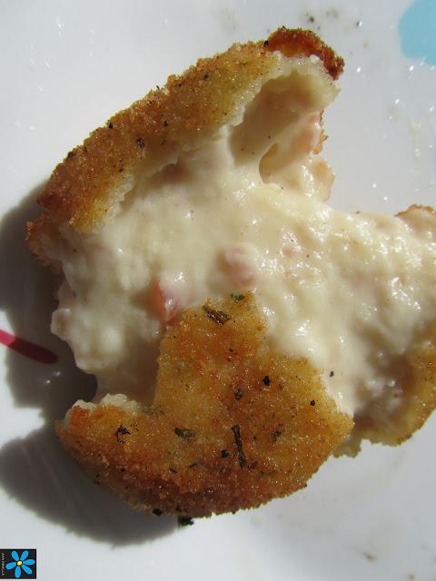 Croquetas de bacon a los dos quesos Croquetas de bacon a los dos quesos