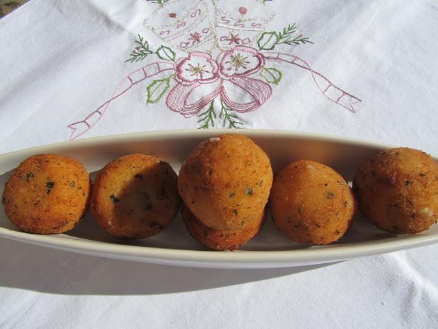 Croquetas de bacon a los dos quesos Croquetas de bacon a los dos quesos