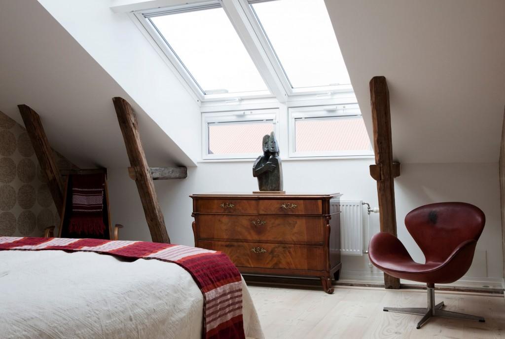 El salón de un espectacular ático El salón de un espectacular ático