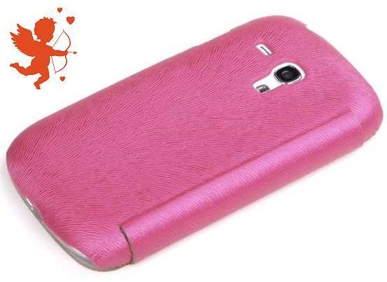 funda-galaxy-s3-mini-rosa Funda con tapa Galaxy s3 mini