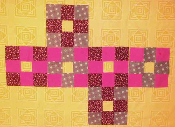 composición cubo patchwork cubo patchwork
