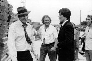 Lancaster, Winner y Delon durante el rodaje de Scorpio (1973)