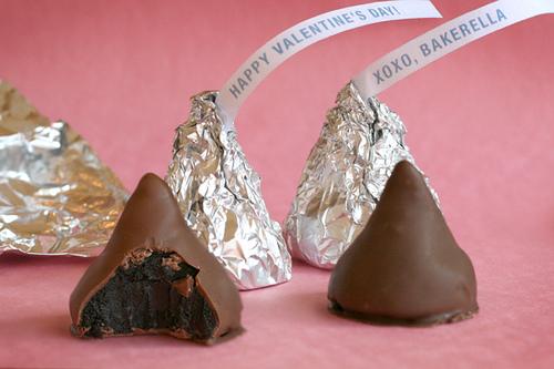 PARA SAN VALENTIN BESITOS DE CHOCOLATE Receta besitos de chocolate
