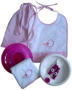 PRESENTACIÓN Y SORTEO SIMPLY NICE Pack babero + gasa + bolsa + vajilla termo