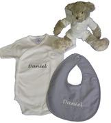 PRESENTACIÓN Y SORTEO SIMPLY NICE Body blanco + babero + osito ibicenco