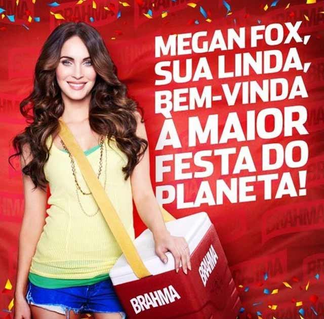 Megan Fox llega a Brasil para participar en el Carnaval de Rio