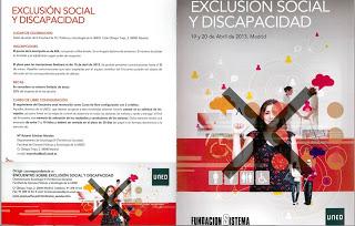 Encuentro sobre Exclusión Social y Discapacidad Encuentro sobre Exclusión Social y Discapacidad