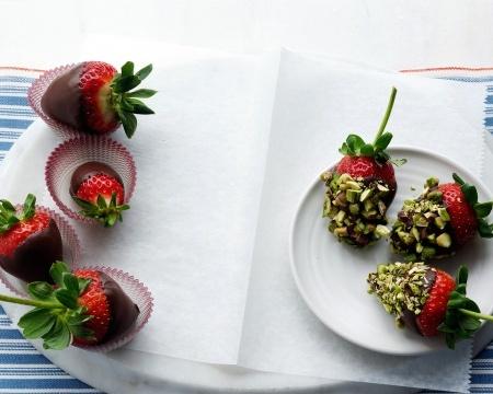 Receta de fresas con chocolate