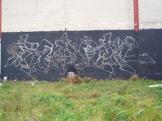 Graffiti Radok - First wall of the year -