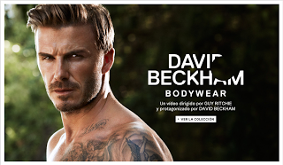 David Beckham corre semi desnudo para H