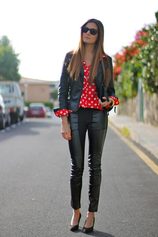 Dots and leather