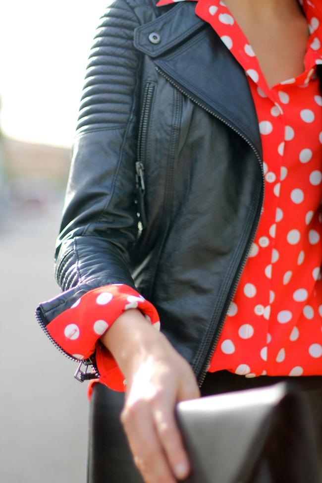 Dots and leather