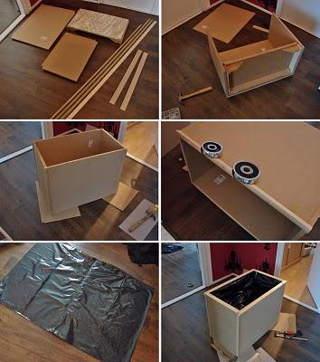 Una jardinera con tablero de mdf Una jardinera con tablero de mdf