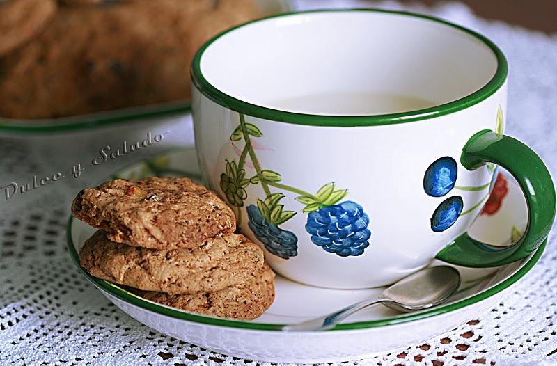 COOKIES DE CHOCOLATE Y CITRICOS CONFITADOS COOKIES DE CHOCOLATE Y CITRICOS CONFITADOS