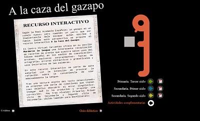 A la caza del gazapo: Recurso Interactivo