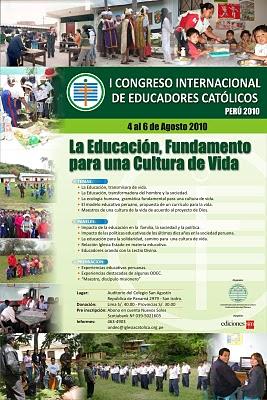 ONDEC ANUNCIA LA REALIZACIÓN DEL PRIMER CONGRESO INTERNACIONAL DE EDUCADORES CATÓLICOS ONDEC ANUNCIA LA REALIZACIÓN DEL PRIMER CONGRESO INTERNACIONAL DE EDUCADORES CATÓLICOS