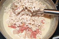 Croquetas de pollo y mortadela Croquetas de pollo y mortadela