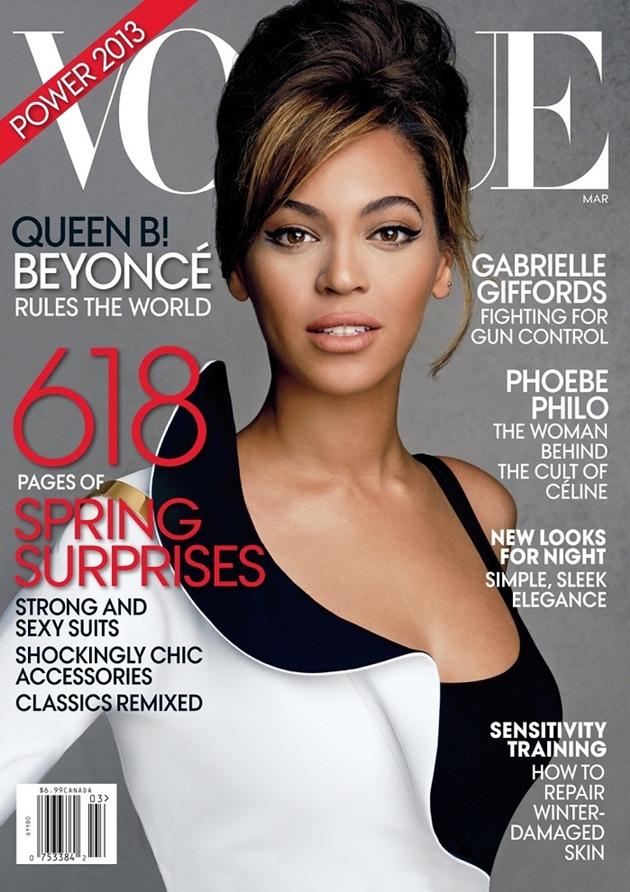 Beyoncé será la portada de la revista Vogue del mes de marzo ( foto)