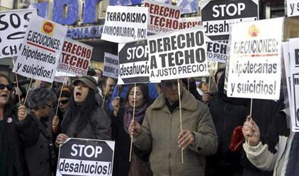ESPAÑA CRISIS DESAHUCIOS ESPAÑA CRISIS DESAHUCIOS