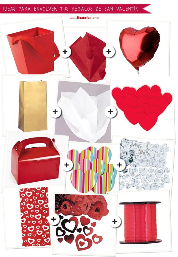 ideas para envolver tus regalos para San Valentín