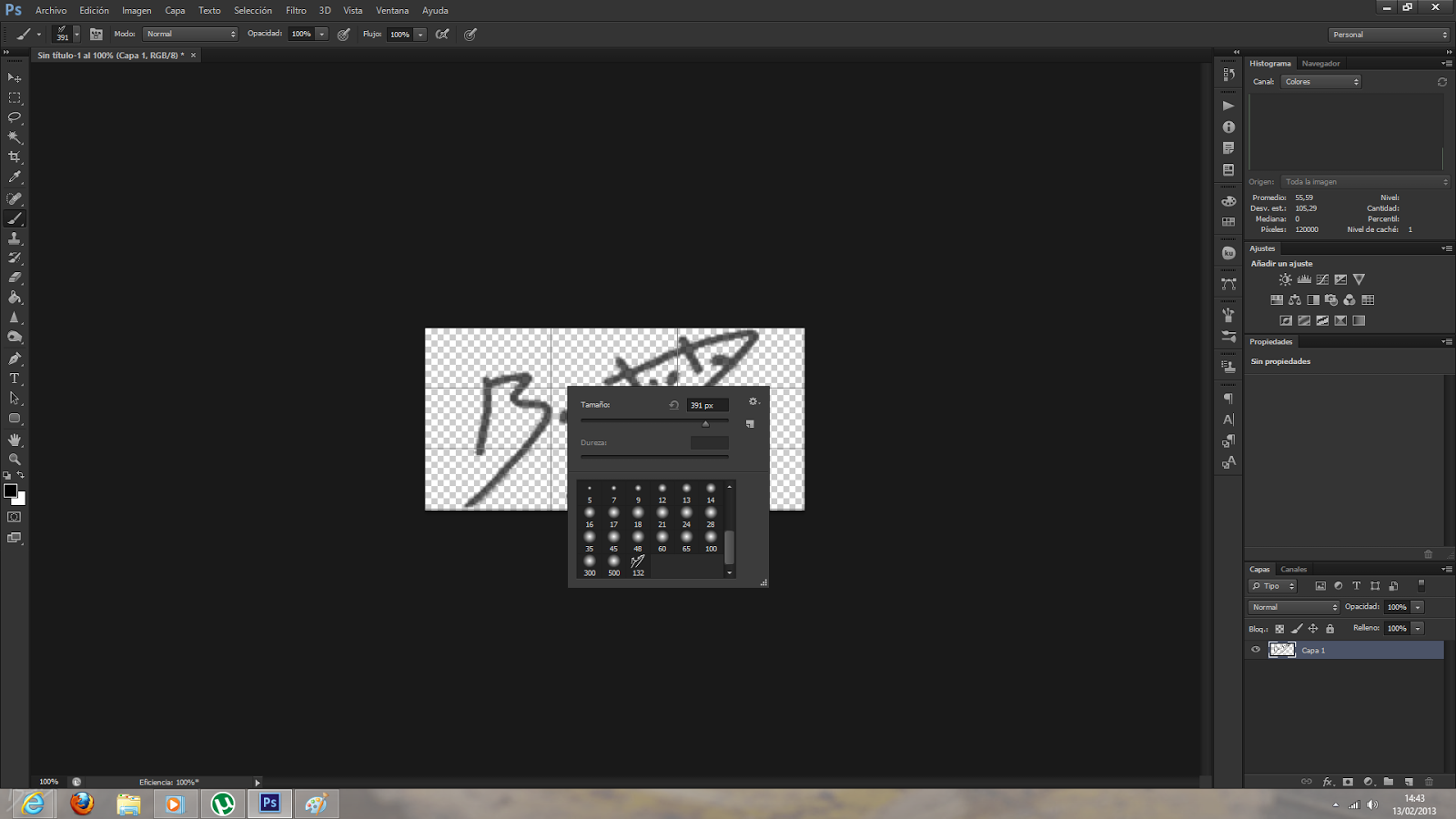 Crea un pincel con tu firma para Photoshop fácilmente