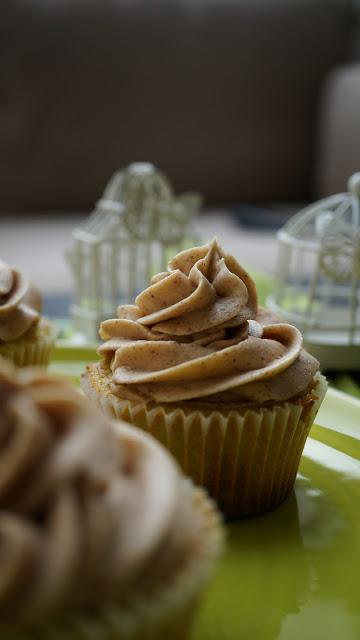 Apple & Cinnamon cupcake Cupcakes de manzana y canela para San Valentin