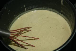 Vasitos de crema de té matcha caramelizada