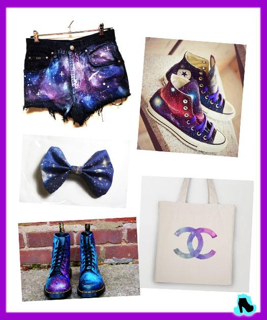 Las Galaxias, en nuestra ropa estampado galaxia lamodaymisantojos