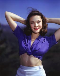 La bella e inestable Gene Tierney