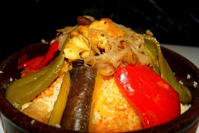 Cuscus rapido de verduras y pollo Cuscus rapido de verduras y pollo