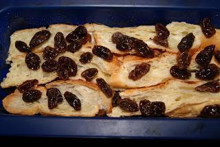 Puding de croissants y pasas Puding de croissants y pasas