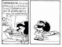 Dicen que es democracia, pero es una farsa Dicen que es democracia, pero es una farsa