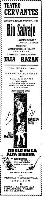 Granada y el cine en las primeras semanas de 1963