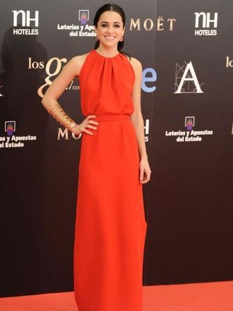 La alfombra Roja de los Goya 2013. Vestidos, complementos y joyas