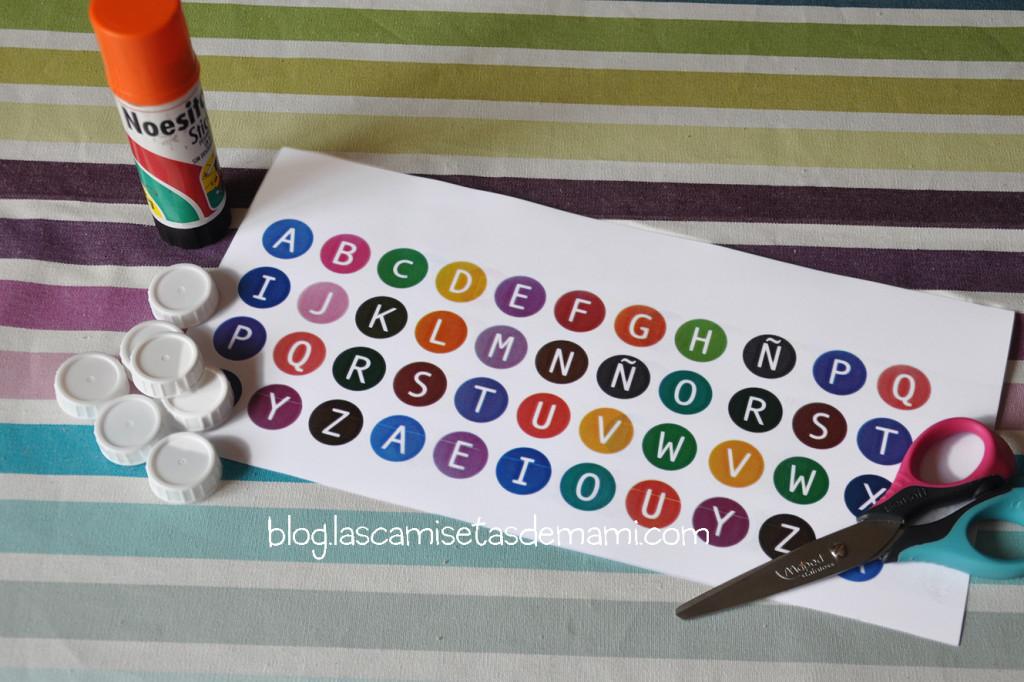DIY como hacer un abecedario con materiales reciclados Abecedario con materiales reciclados