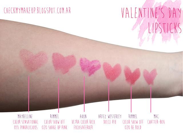Preparate para San Valentín - Lipsticks Preparate para San Valentín - Lipsticks