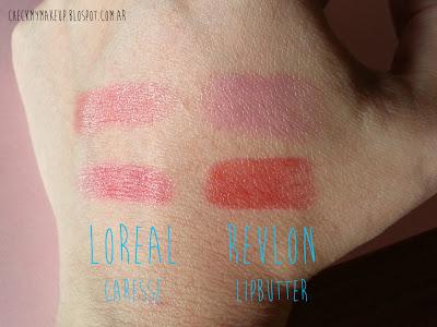 Revlon Lipbutter VS. Loreal Caresse Revlon Lipbutter VS. Loreal Caresse