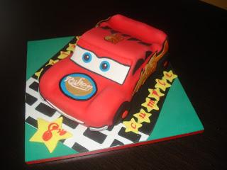 Tarta Rayo Mcqueen, Cars.