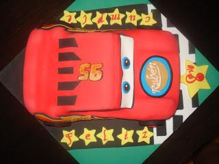 Tarta Rayo Mcqueen, Cars.