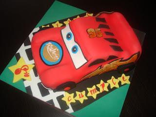 Tarta Rayo Mcqueen, Cars.