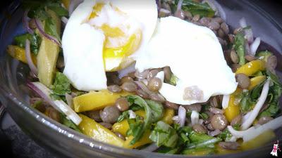 Ensalada de mango y lentejas Ensalada de mango y lentejas