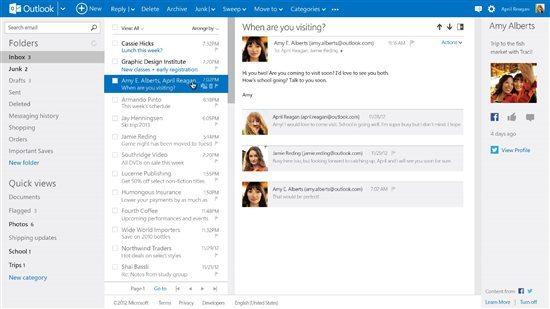 Outlook.com terminó su fase beta y ya es producto final outlook-com-interfaz