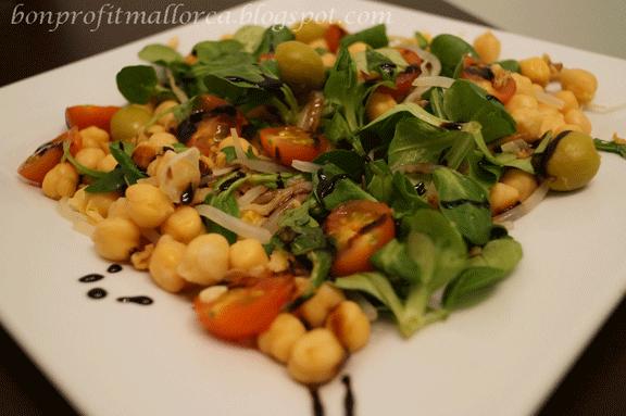 ensalada de garbanzos