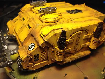 Pre-Heresy Imperial Fists Diemos Pattern Rhino Pre-Heresy Imperial Fists Diemos Pattern Rhino