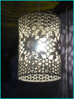 Tendencia Deco: lámparas de ganchillo