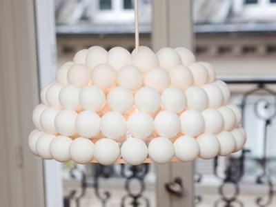 ¿Como hacer una lámpara con pelotas de ping- pong