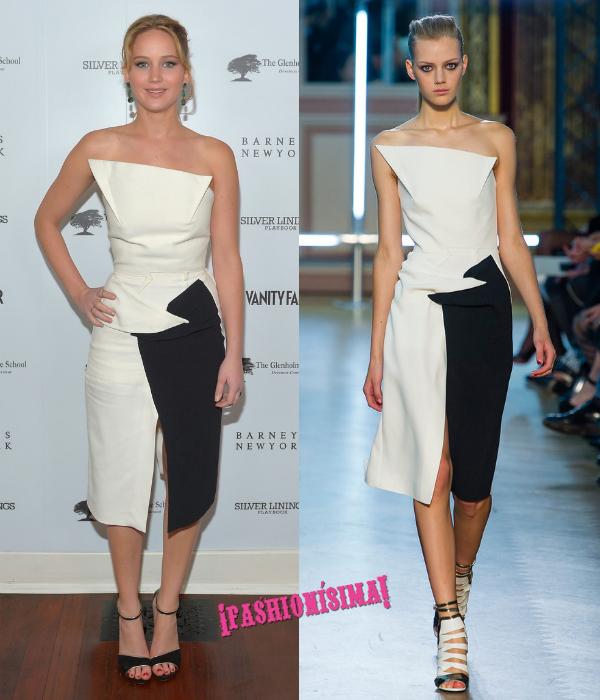 jennifer lawrence roland mouret ss13 vanity fair oscars pre party jennifer lawrence roland mouret ss13 vanity fair oscars pre party