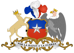 Coat of arms of Chile, huemul in left