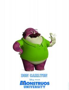 Monstruos University de Disney Pixar, conoce a los personajes Don Carlton