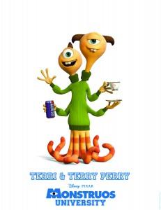 Monstruos University de Disney Pixar, conoce a los personajes Terri y Terry